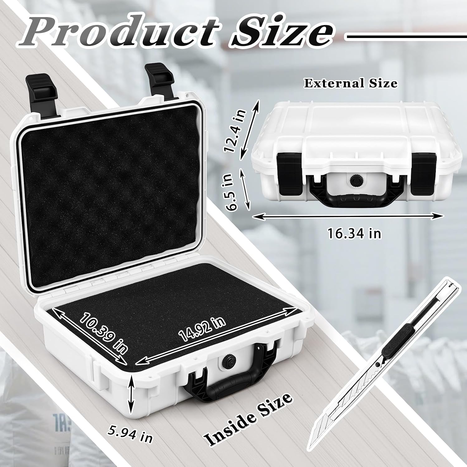 Waterproof Hard Case with DIY  - Drone Camera Waterproof ulasan dan harga