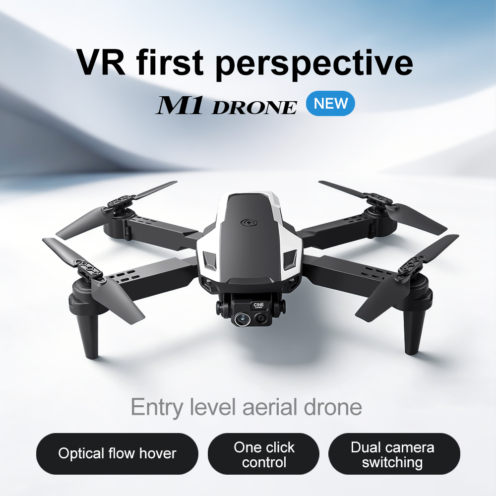 Foldable M1 VR Mini Drone RC Q - Drone Camera Night Vision ulasan dan harga