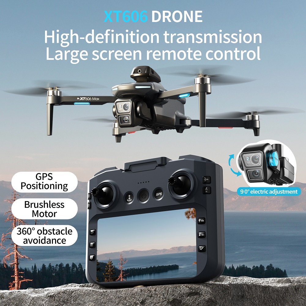 XT606 MAX 3 battery Drone 4k 8 - Drone Camera Thermal ulasan dan harga