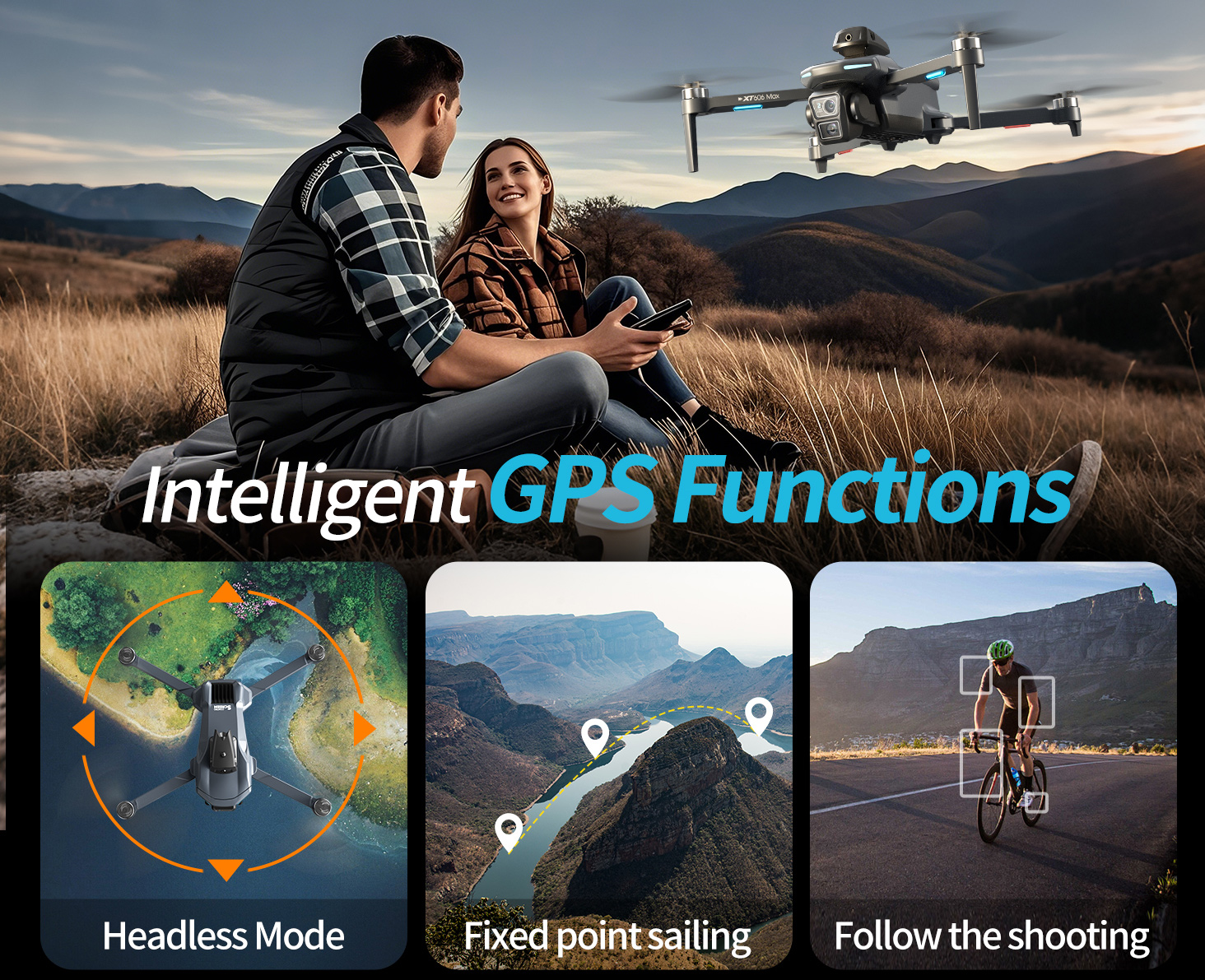 XT606 MAX 3 battery Drone 4k 8 - Drone Camera Thermal ulasan dan harga