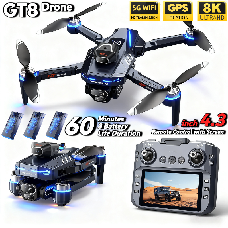 For Genuine GT8 Drone 4K Profe - Drone Camera Thermal ulasan dan harga
