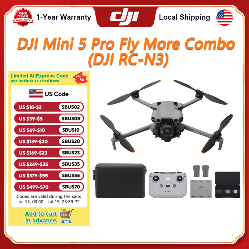 DJI Mini 5 Pro Drone Fly More  - Drone Camera Vlog ulasan dan harga