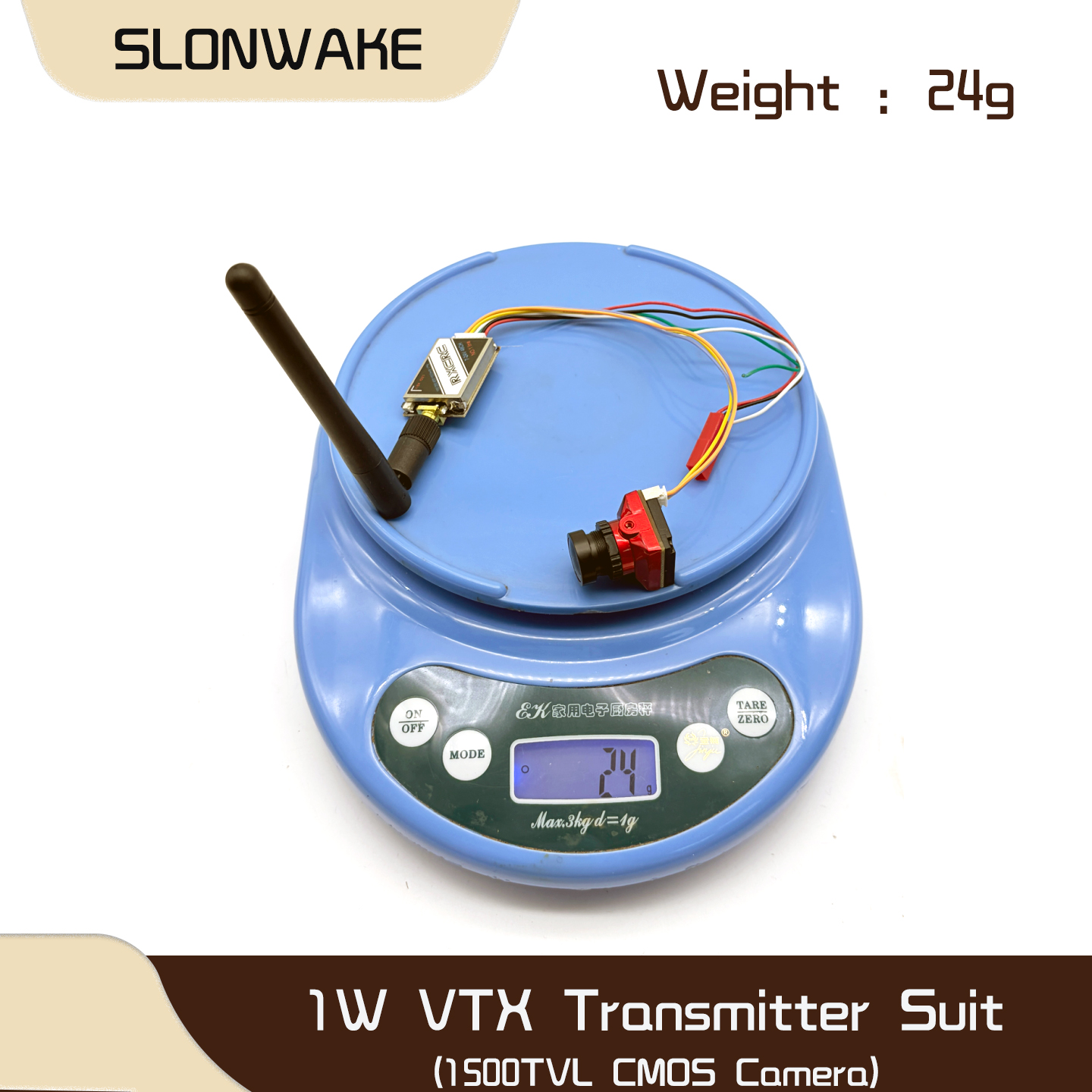 SLONWAKE  5.8G 48CH 1W VTX 100 - Drone Camera Lens ulasan dan harga