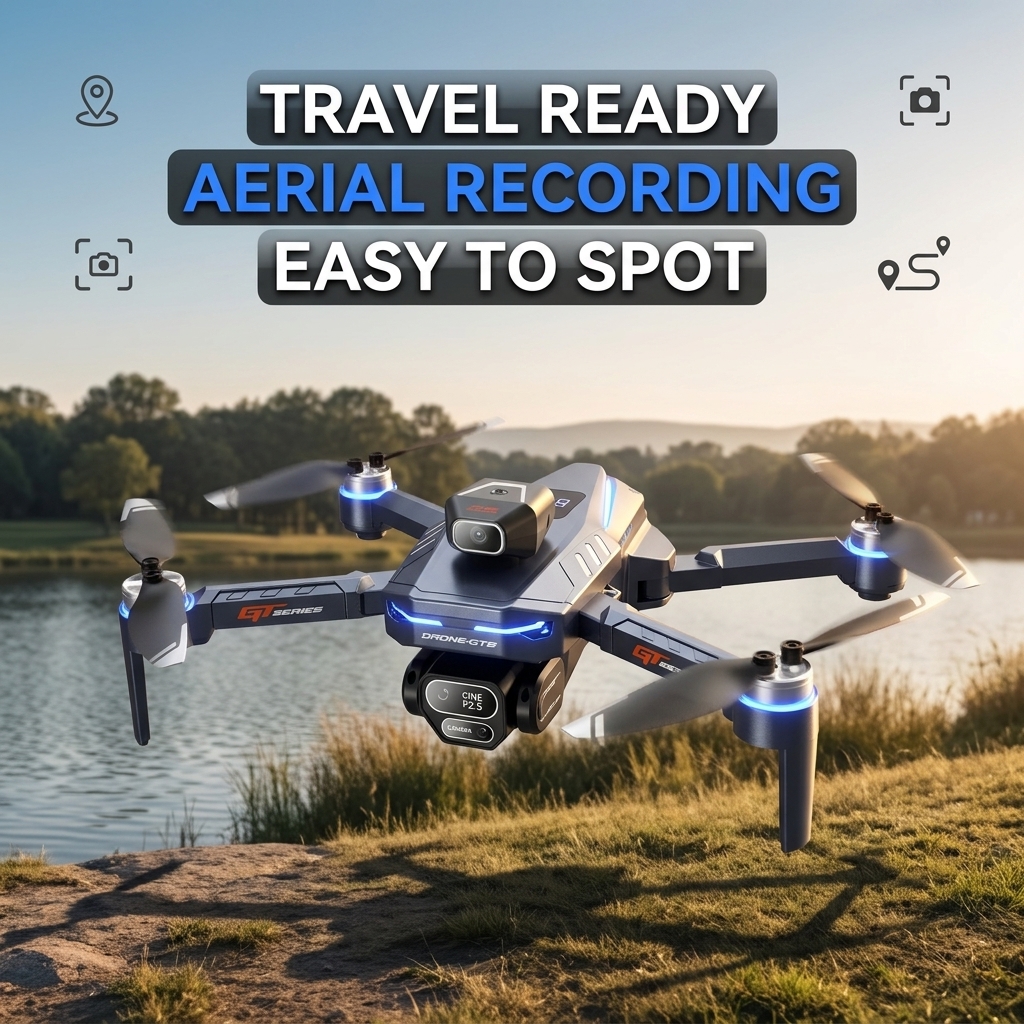 GT8 Mini FPV Drone 8K HD Dual  - Drone Camera Night Vision ulasan dan harga