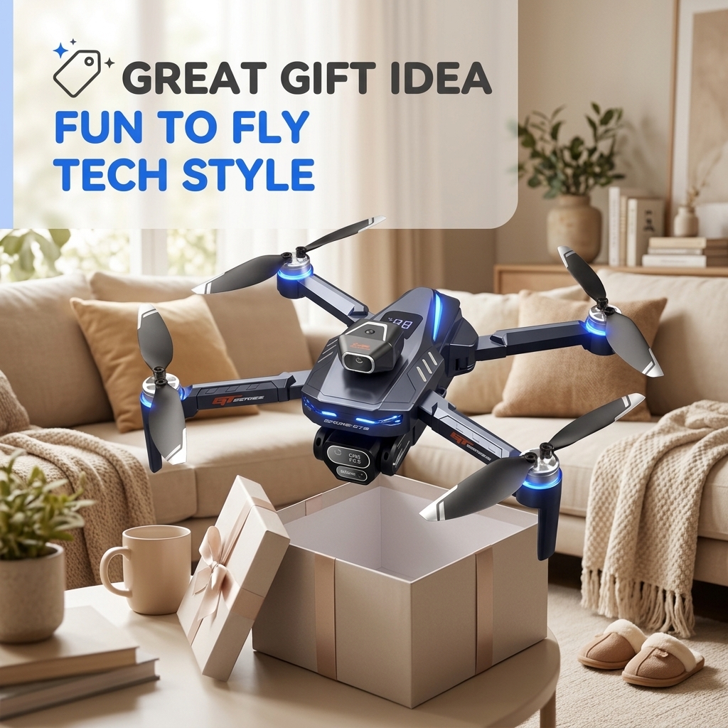 GT8 Mini FPV Drone 8K HD Dual  - Drone Camera Night Vision ulasan dan harga