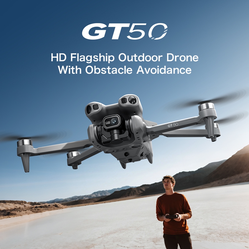 GT50 RC Drone 8K HD Aerial Pho - Drone Camera Thermal ulasan dan harga