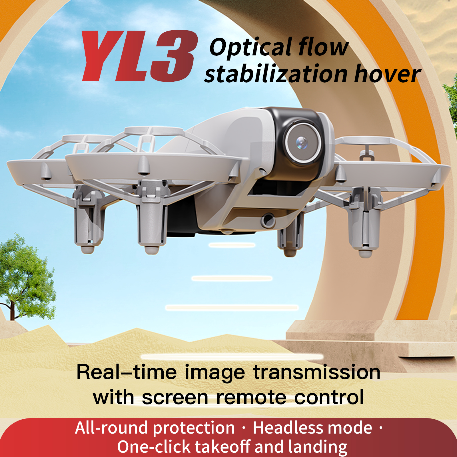 YL3 Remote-Controlled Drone wi - Drone Camera Lens ulasan dan harga