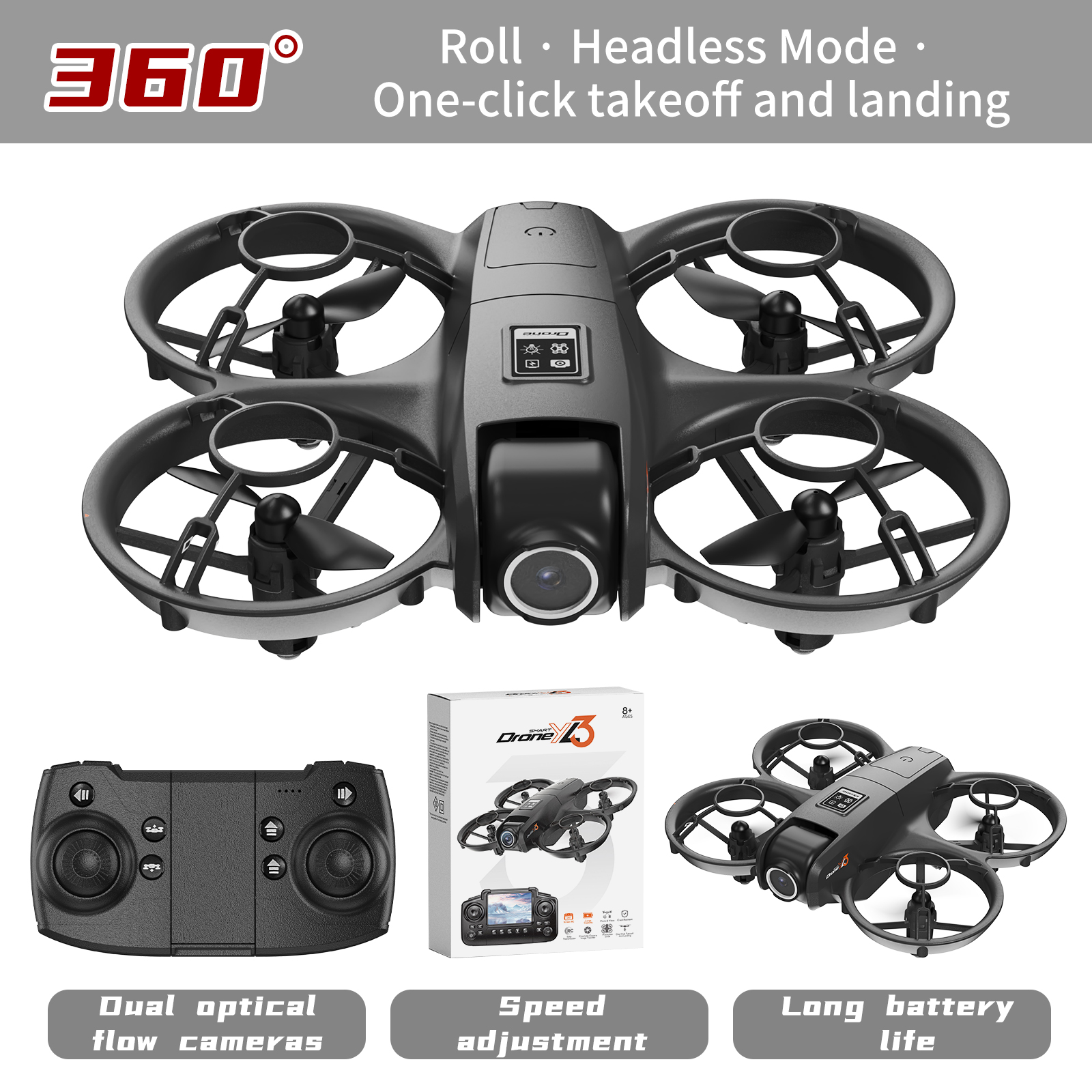 YL3 Remote-Controlled Drone wi - Drone Camera Lens ulasan dan harga