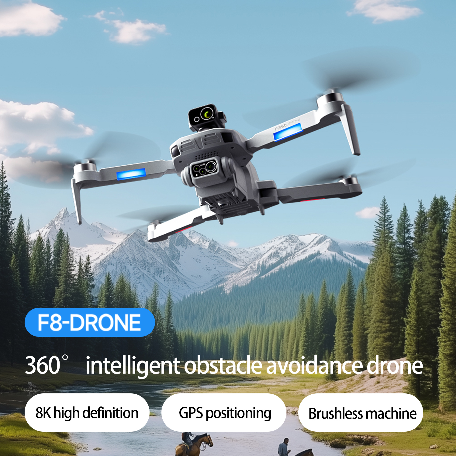 F8 MAX GPS Drone Professional  - Drone Camera Professional ulasan dan harga