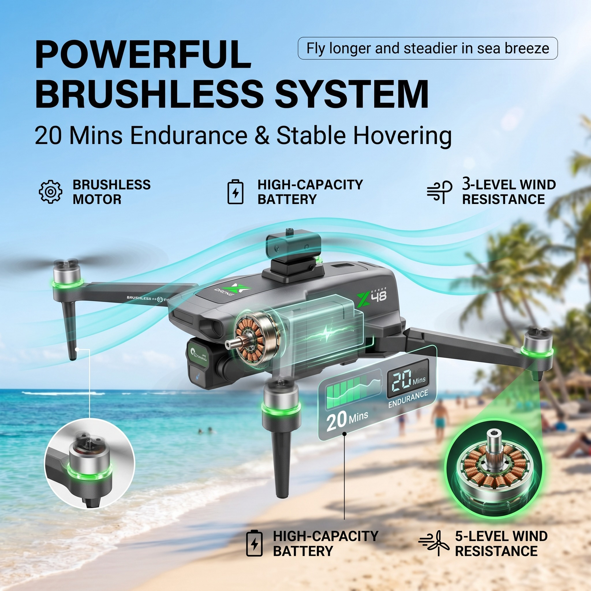 2026 New ZH8 Drone 4K Camera w - Drone Camera Night Vision ulasan dan harga